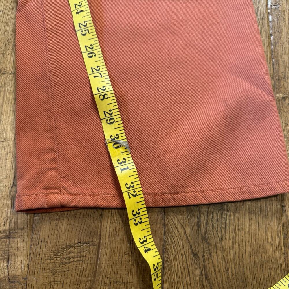 Karen Kane Lifestyle Women’s Rust Orange Denim Lyocell High Rise Pants Size 16 - Picture 5 of 8